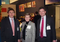 Het ING-Bank team: Alex de Fouw, Henriette en Dirk Mulder