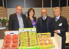 Hardfruitspecialist Boussier: Raf Boussier, Annick Boussier, Jacky Boussier en Danny Appeltans
