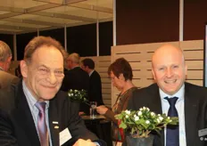 Pierre Vrancken voorzitter van BelOrta en Jo Lambrecht, commercieel Manager BelOrta