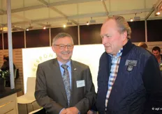 Jos Craemers, directeur van BelOrta wilde wel poseren met de Nederlandse commissionair Huib Verdel uit Oudewater