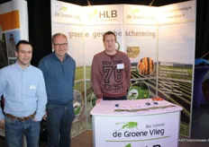 Wim-Jan Brasser, Jan de Koning en Mathijs Beije van De Groene Vlieg