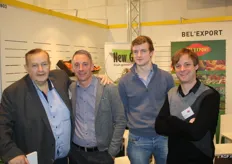 Jager Bernd, Jorand Chritian, Lowie en Dieter Derwael van Bel'Export