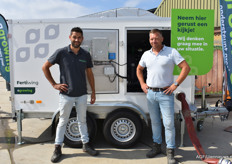 Bert Wisse en Frans Walhout van Agrowing hebben het druk met de druppelirrigatie bij de akkerbouwers. Ze bedachten een mobiel aggregaat en container in één.