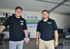 Stefan Heesakker en Kevin Hensen van VGB Watertechniek